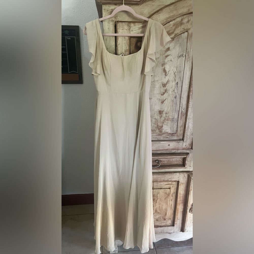 Azazie Elegant Cream Dress - Bridesmaid Dress